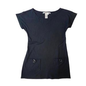 Max Studio Black Tunic Dress